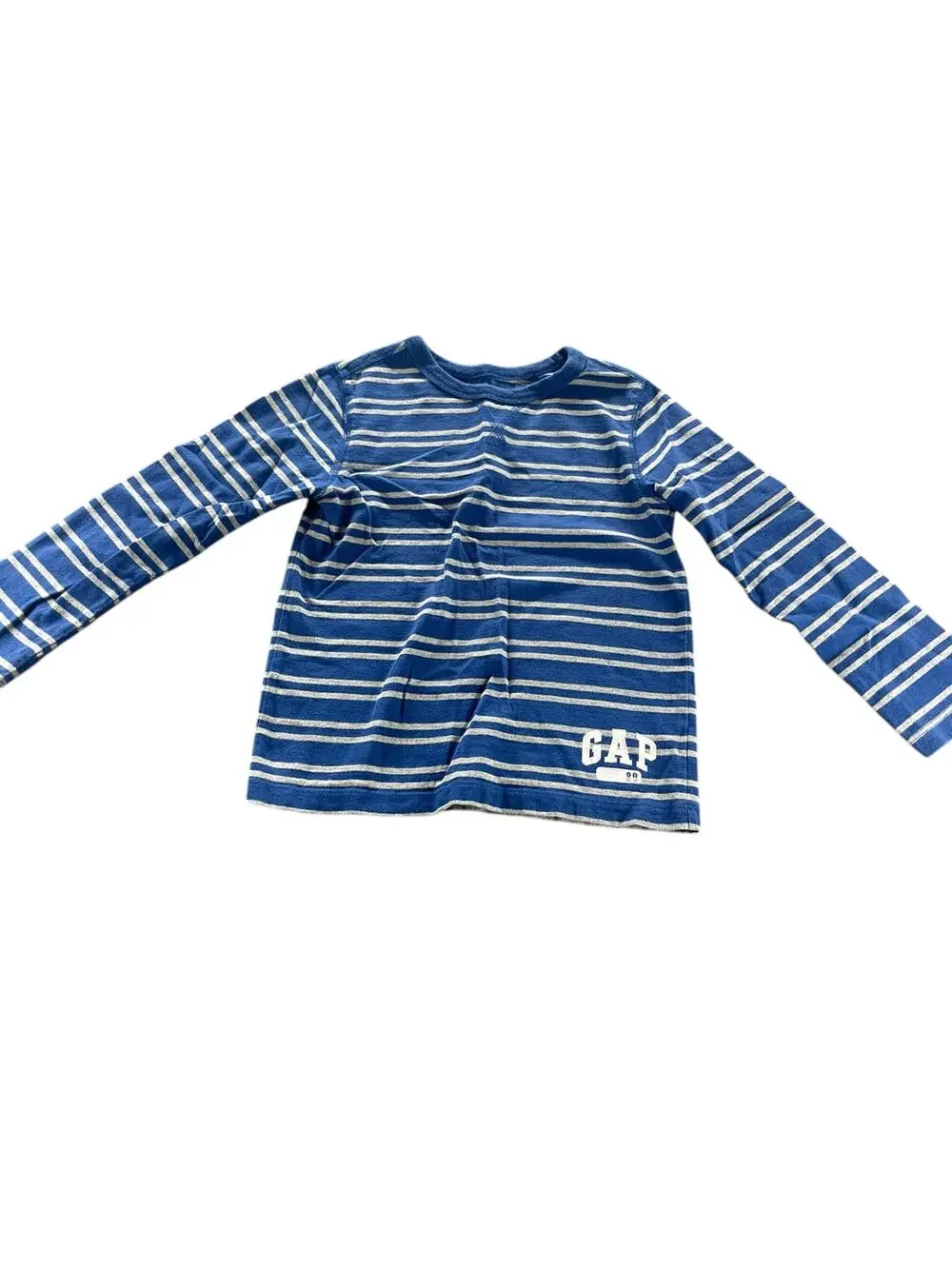 Gap Kids Boys Blue Striped Long Sleeve Top Youth Size 5Y